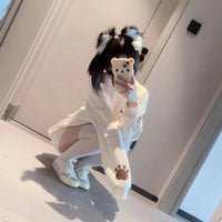 UwU Cat Face Hoodie - The Mage's Emporium Kore Kawaii Kore Kawaii Shopify Collective Used English Japanese Style Comic Book