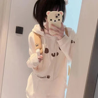 UwU Cat Face Hoodie - The Mage's Emporium Kore Kawaii Kore Kawaii Shopify Collective Used English Japanese Style Comic Book