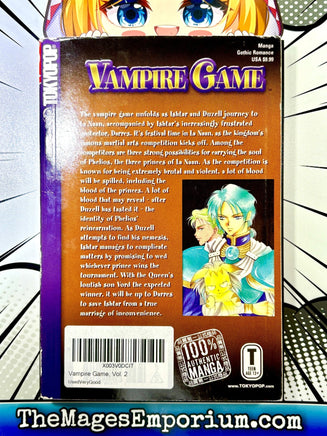 Vampire Game Vol 2 - The Mage's Emporium Tokyopop 2410 BackInStock UPDATEMETA Used English Manga Japanese Style Comic Book