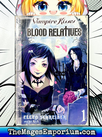 Vampire Kisses Blood Relatives Vol 1 - The Mage's Emporium Tokyopop 2404 BIS6 copydes Used English Manga Japanese Style Comic Book