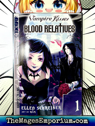 Vampire Kisses Blood Relatives Vol 1 - The Mage's Emporium Tokyopop 2411 BackInStock UPDATEMETA Used English Manga Japanese Style Comic Book