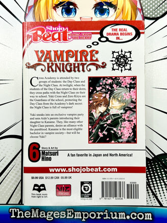 Vampire Knight Vol 6 - The Mage's Emporium Viz Media 2404 bis3 copydes Used English Manga Japanese Style Comic Book