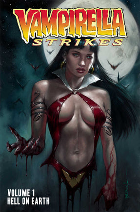 Vampirella Strikes TPB Volume 01 Hell On Earth - The Mage's Emporium The Multiverse outofstock Shopify Collective The Multiverse Used English Graphic Novels Japanese Style Comic Book
