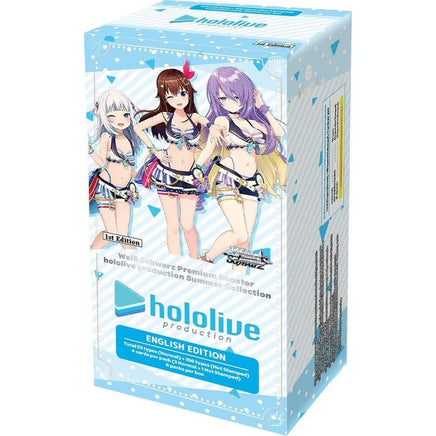 Weiss Schwarz: Hololive Production Summer Collection 1st Edition Premium Booster Box (6 Packs) [English Version] - The Mage's Emporium Shumi Toys & Gifts Shopify Collective Shumi Toys & Gifts Used English Booster Box (6ct) Japanese Style Comic Book