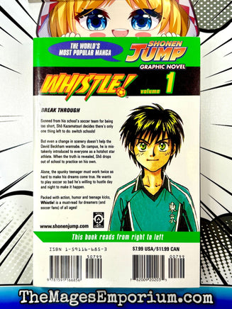 Whistle! Vol 1 - The Mage's Emporium Viz Media 2410 UPDATEMETA Used English Manga Japanese Style Comic Book