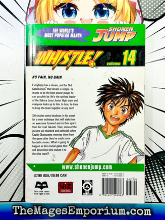 Whistle! Vol 14 - The Mage's Emporium Viz Media 2406 alltags description Used English Manga Japanese Style Comic Book