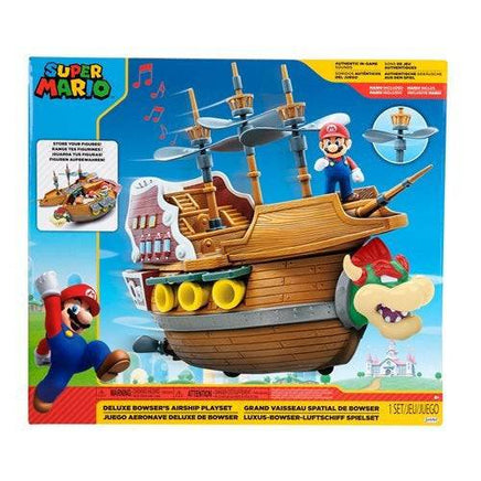 World of Nintendo Super Mario Bowser's Ship Deluxe Playset - The Mage's Emporium ToyShnip Shopify Collective ToyShnip Used English Action Figure Japanese Style Comic Book
