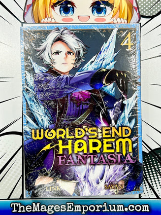 World's End Harem Fantasia Vol 4 BRAND NEW RELEASE - The Mage's Emporium Seven Seas 2405 alltags description Used English Manga Japanese Style Comic Book