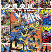 Marvel X-Men 90's Shattershot Fleece Throw Blanket