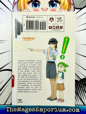 Yotsuba Vol 3 Ex Library - The Mage's Emporium Yen Press alltags description missing author Used English Manga Japanese Style Comic Book