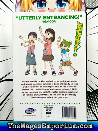 Yotsuba&! Vol 4 - The Mage's Emporium Yen Press 2405 all bis1 Used English Manga Japanese Style Comic Book