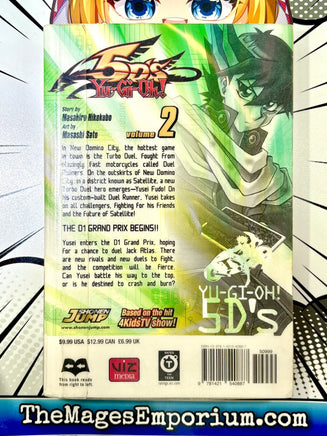 Yu - Gi - Oh! 5D's Vol 2 Ex Library - The Mage's Emporium Viz Media 2411 UPDATEMETA Used English Manga Japanese Style Comic Book