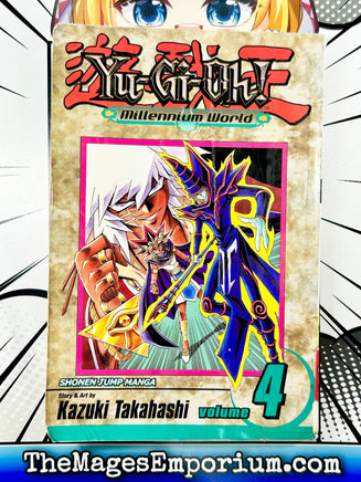 Yu - Gi - Oh Millenium World Vol 4 Damaged - The Mage's Emporium Viz Media 2409 UPDATEMETA Used English Manga Japanese Style Comic Book