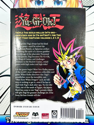 Yu - Gi - Oh! Vol 1 - 3 Omnibus - The Mage's Emporium Viz Media outofstock UPDATEMETA Used English Manga Japanese Style Comic Book