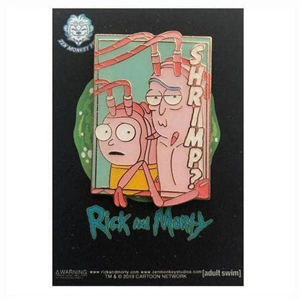 Zen Monkey: SEASON 4, EPISODE 1 Pastel Shrimp Rick and Morty (Pastel R&M Collection) - Rick and Morty Enamel Pin - The Mage's Emporium ToyShnip Shopify Collective ToyShnip Used English Toys & Games Japanese Style Comic Book