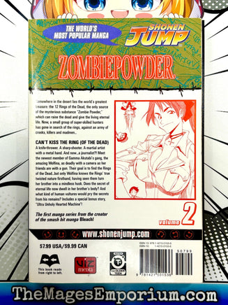 Zombiepowder Vol 2 - The Mage's Emporium Viz Media 2411 UPDATEMETA Used English Manga Japanese Style Comic Book