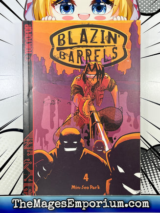 Blazin' Barrels Vol 4 - The Mage's Emporium Tokyopop Action Comedy Youth Used English Manga Japanese Style Comic Book