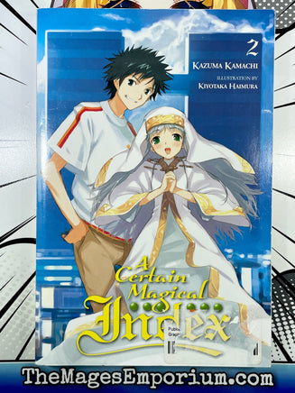 A Certain Magical Index Vol 2 Light Novel - The Mage's Emporium Yen Press Oversized Teen Used English Light Novel Japanese Style Comic Book