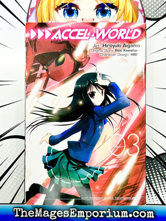 Accel World Vol 3 - The Mage's Emporium Yen Press Used English Manga Japanese Style Comic Book