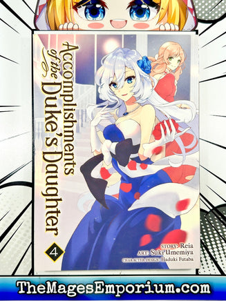 Accomplishments of the Duke's Daughter Vol 4 - The Mage's Emporium Seven Seas 2312 description missing author Used English Manga Japanese Style Comic Book