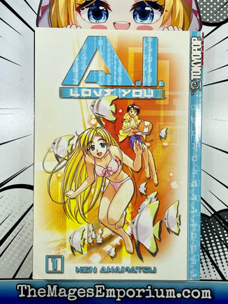A.I. Love You Vol 1 - The Mage's Emporium Tokyopop Comedy Older Teen Sci-Fi Used English Manga Japanese Style Comic Book