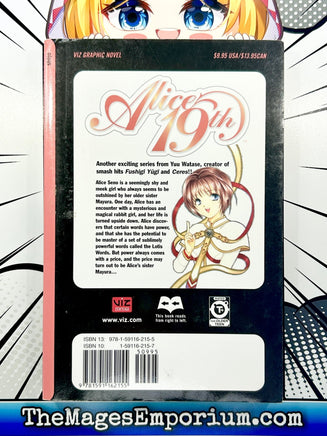 Alice 19th Vol 1 - The Mage's Emporium Viz Media Used English Manga Japanese Style Comic Book