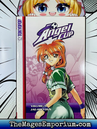 Angel Cup Vol 5 - The Mage's Emporium Tokyopop Action Comedy Teen Used English Manga Japanese Style Comic Book