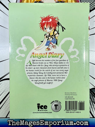 Angel Diary Vol 3 - The Mage's Emporium Ice Fantasy Oversized Romance Used English Manga Japanese Style Comic Book