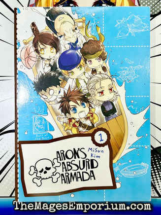 Aron's Absurd Armada Vol 1 - The Mage's Emporium Yen Press Missing Author Need all tags Used English Manga Japanese Style Comic Book