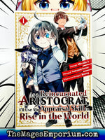 As A Reincarnated Aristocrat, I'll Use My Appraisal Skill to Rise in the World Vol 1 - The Mage's Emporium Kodansha English Teen Used English Manga Japanese Style Comic Book