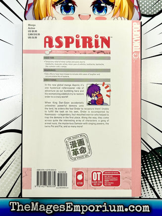 Aspirin Vol 1 - The Mage's Emporium Tokyopop Action English Older Teen Used English Manga Japanese Style Comic Book