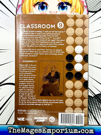 Assassination Classroom Vol 9 - The Mage's Emporium The Mage's Emporium Used English Manga Japanese Style Comic Book
