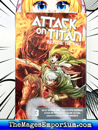 Attack on Titan Before The Fall Vol 3 - The Mage's Emporium Kodansha Missing Author Used English Manga Japanese Style Comic Book