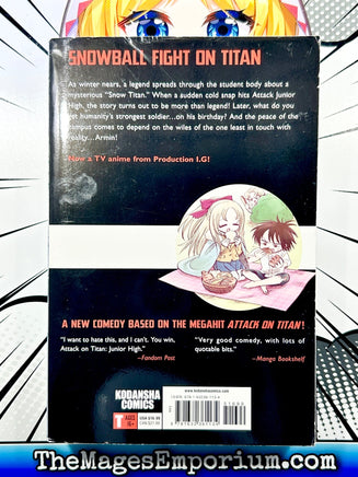 Attack on Titan Junior High Vol 4 - The Mage's Emporium Kodansha Missing Author Used English Manga Japanese Style Comic Book