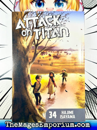 Attack on Titan Vol 34 - The Mage's Emporium Kodansha 2312 copydes Used English Manga Japanese Style Comic Book
