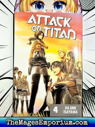 Attack on Titan Vol 4 - The Mage's Emporium Kodansha 2312 copydes Used English Manga Japanese Style Comic Book