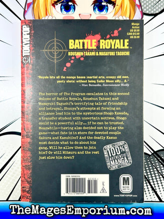 Battle Royale Vol 2 - The Mage's Emporium Tokyopop Used English Manga Japanese Style Comic Book