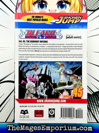 Bleach Vol 45 - The Mage's Emporium Viz Media 2403 alltags description Used English Manga Japanese Style Comic Book