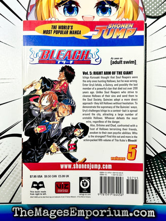 Bleach Vol 5 - The Mage's Emporium Viz Media 2403 bis5 copydes Used English Manga Japanese Style Comic Book