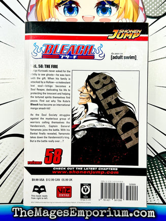 Bleach Vol 58 - The Mage's Emporium Viz Media alltags description missing author Used English Manga Japanese Style Comic Book