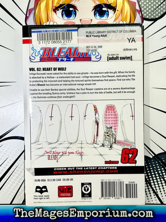 Bleach Vol 62 Ex Library - The Mage's Emporium Viz Media Used English Manga Japanese Style Comic Book