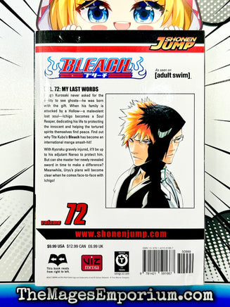 Bleach Vol 72 - The Mage's Emporium Viz Media 2403 bis5 copydes Used English Manga Japanese Style Comic Book