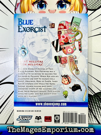 Blue Exorcist Vol 3 - The Mage's Emporium Viz Media Used English Manga Japanese Style Comic Book