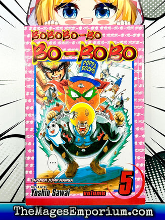 BoBoBo-Bo Bo-BoBo Vol 5 - The Mage's Emporium Viz Media 2402 alltags description Used English Manga Japanese Style Comic Book