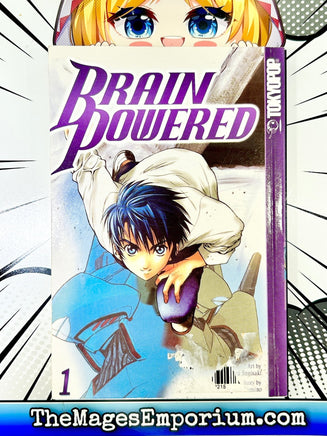 Brain Powered Vol 1 - The Mage's Emporium Tokyopop 2305 description publicationyear Used English Manga Japanese Style Comic Book