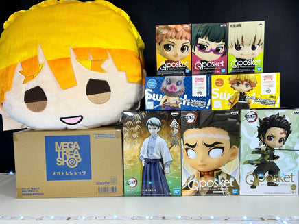 BRAND NEW - Demon Slayer Kimetsu Charamaru Zenitsu Agtsma PM Int Cushion - The Mage's Emporium Sega Missing Author Used English Plushies Japanese Style Comic Book