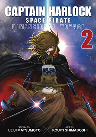 Captain Harlock Space Pirate Dimensional Voyage Vol 2 - The Mage's Emporium Seven Seas Missing Author Need all tags Used English Manga Japanese Style Comic Book
