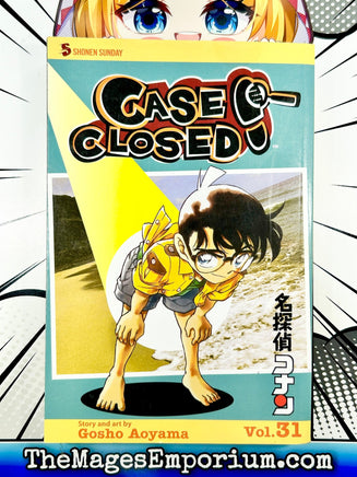 Case Closed Vol 31 - Some Water Damage - The Mage's Emporium Viz Media 2312 description Used English Manga Japanese Style Comic Book