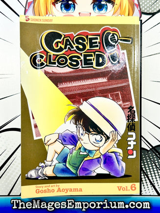 Case Closed Vol 6 - The Mage's Emporium Viz Media 2402 bis7 copydes Used English Manga Japanese Style Comic Book