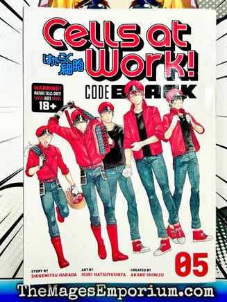 Cells at Work Code Black Vol 5 - The Mage's Emporium Kodansha 2402 alltags description Used English Manga Japanese Style Comic Book